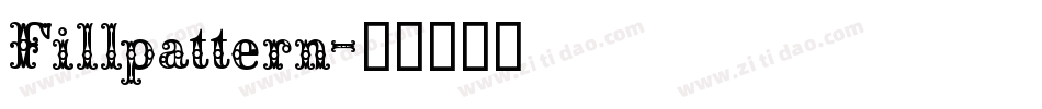 Fillpattern字体转换