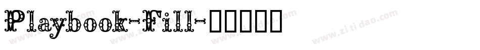 Playbook-Fill字体转换