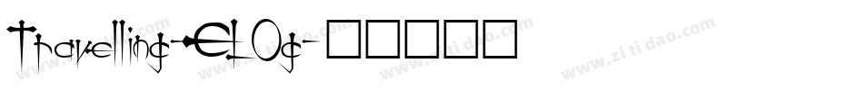 Travelling-ELOg字体转换