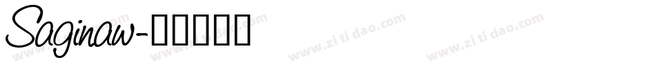 Saginaw字体转换