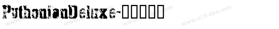 PythonianDeluxe字体转换