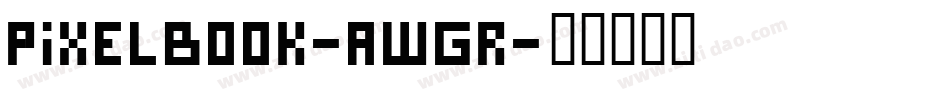 PixelBook-awGR字体转换