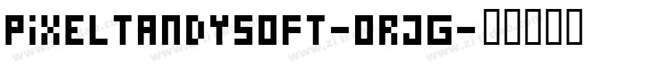 PixelTandysoft-0rJG字体转换