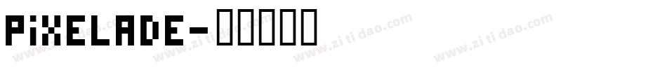 Pixelade字体转换