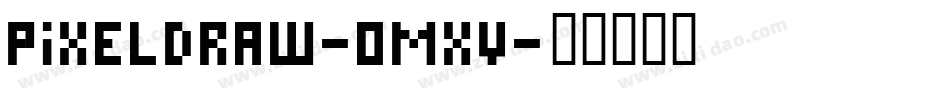 Pixeldraw-0Mxv字体转换