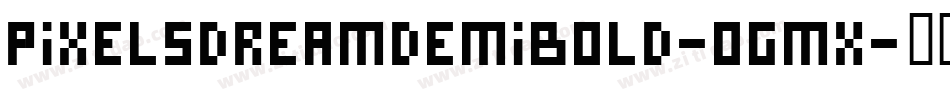 PixelsdreamDemibold-0gmX字体转换