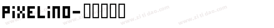 pixelino字体转换