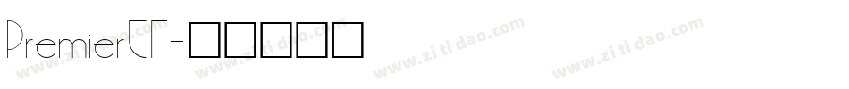 PremierEF字体转换