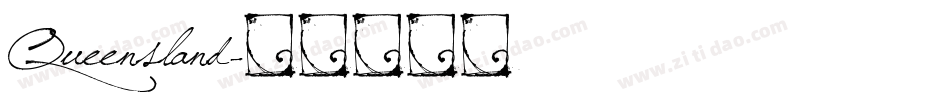 Queensland字体转换