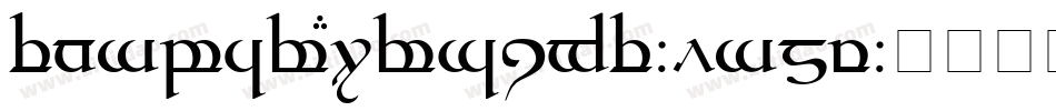 TengwarCursive-lgmy字体转换
