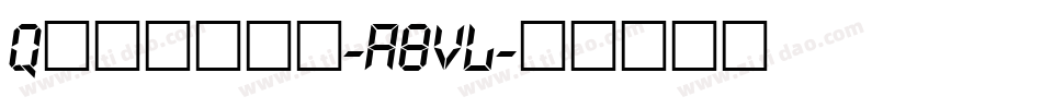 Quivira-A8VL字体转换