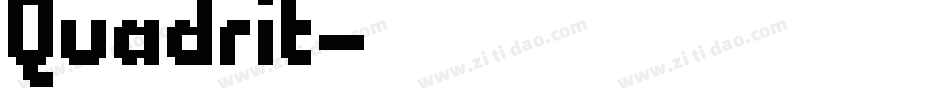 Quadrit字体转换