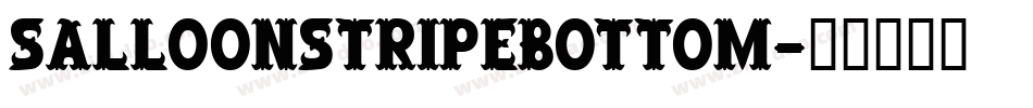 SalloonStripeBottom字体转换