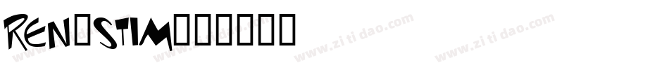 REN_STIM字体转换