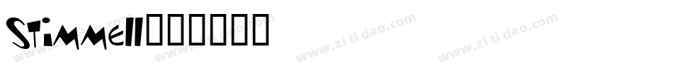 Stimmell字体转换