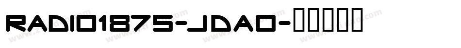 Radio1875-jDAO字体转换