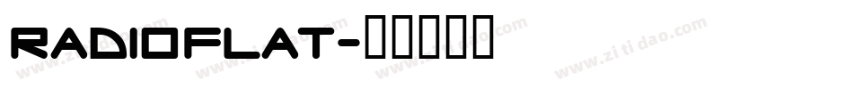 RadioFlat字体转换