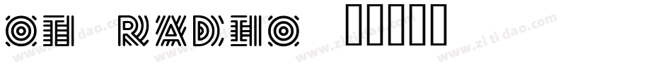 OT_RADIO字体转换