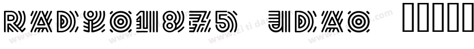 Radio1875-jDAO字体转换