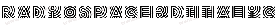 RadioSpace3DItalic-lmg5字体转换