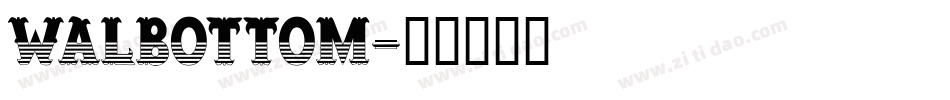 Walbottom字体转换