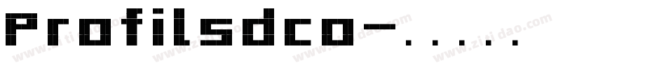 Profilsdco字体转换
