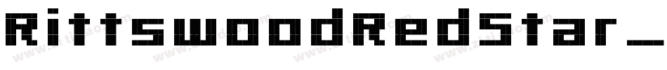 RittswoodRedStar_8字体转换