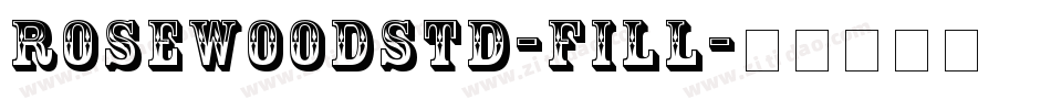 RosewoodStd-Fill字体转换