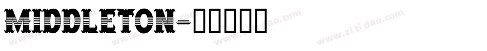 Middleton字体转换