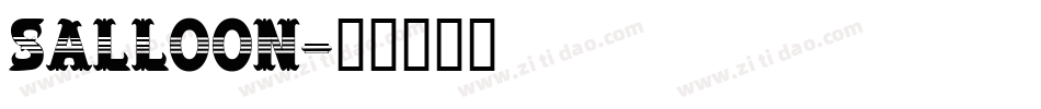Salloon字体转换