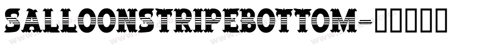 SalloonStripeBottom字体转换