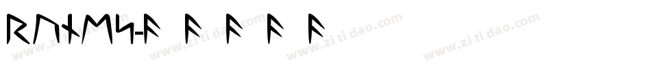 Runes字体转换