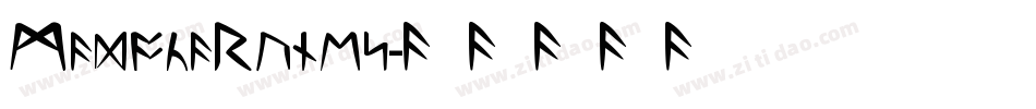 MadokaRunes字体转换