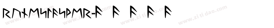 runeslasher字体转换