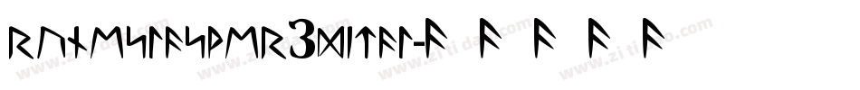 runeslasher3dital字体转换