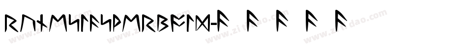 runeslasherbold字体转换