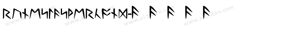 runeslashercond字体转换