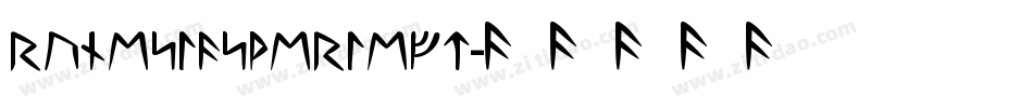 runeslasherleft字体转换