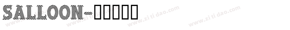 Salloon字体转换