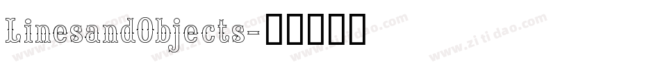 LinesandObjects字体转换