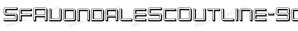 SfAvondaleScOutline-9o8Z字体转换