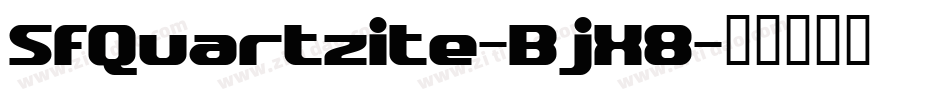 SfQuartzite-BjX8字体转换