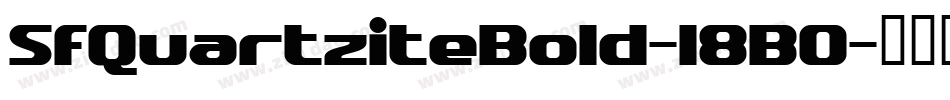 SfQuartziteBold-l8B0字体转换