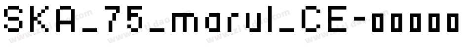 SKA_75_marul_CE字体转换