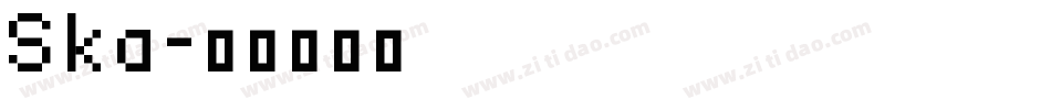 Ska字体转换