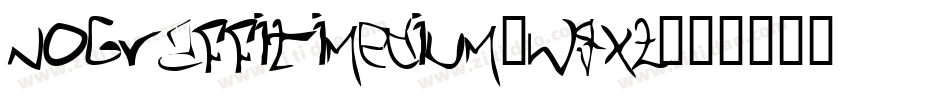 NoGraffitiMedium-wqXZ字体转换