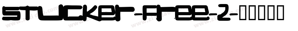 Stucker-FREE-2字体转换