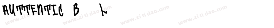 Auttentic-B87l-2字体转换