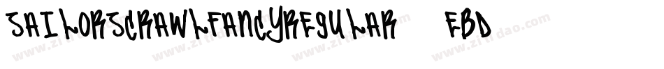 SailorScrawlFancyRegular-6EBD字体转换