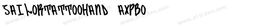 SailorTattooHand-axPBo字体转换